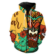 Sudadera Estampada Tropical