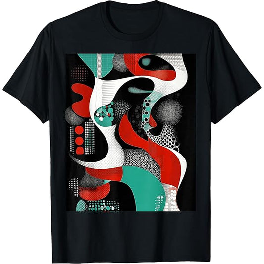 Camiseta Oversize Arte Abstracto