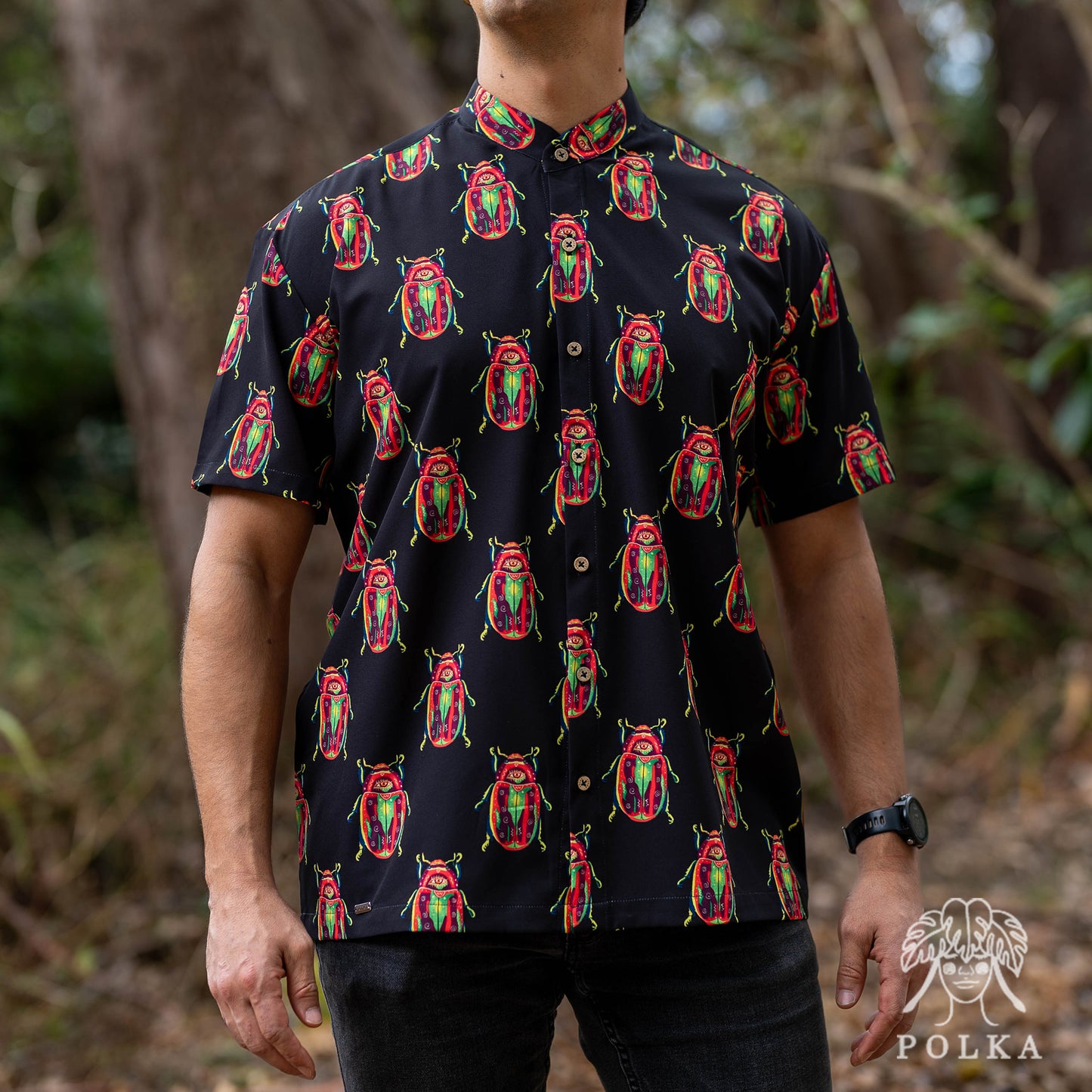 Camisa Escarabajo Masculino