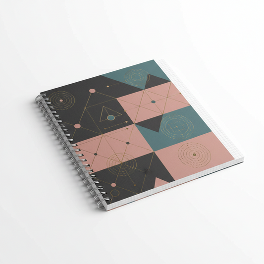 Cuaderno Punteado Geométrico